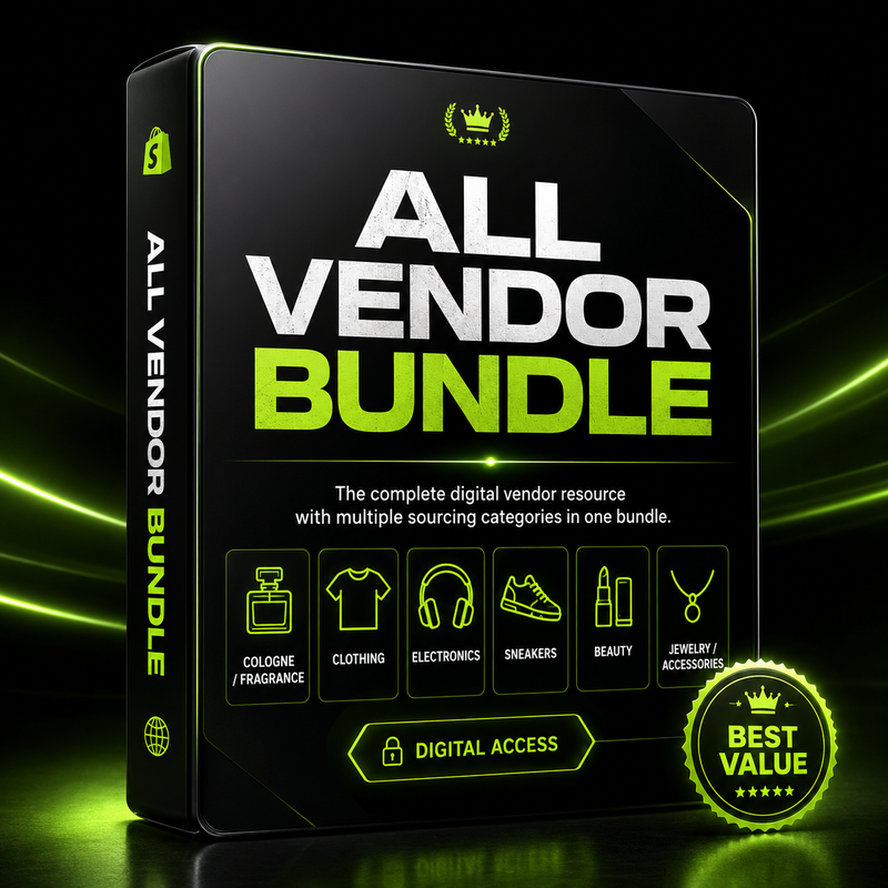 🔥 Bundle Completo de Proveedores — Todos los Nichos en Uno